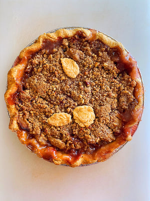 Cranberry Apple Crumb Pie