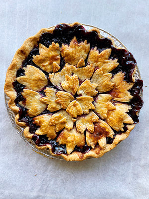 Chai Blackberry Pie