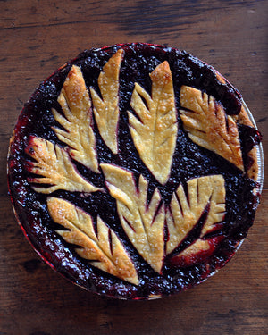 Chai Blackberry Pie