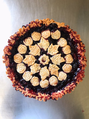 Gluten Free Vegan Mixed Berry Ginger Pie