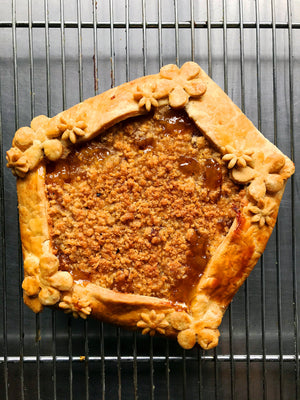 Pineapple Coconut Streusel Galette