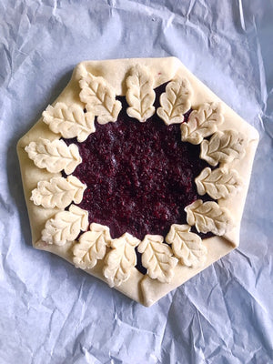 Blackberry and Raspberry Galette