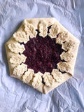 Marionberry and Raspberry Galette