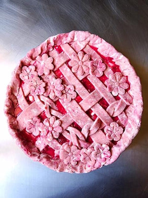 Raspberry White Chocolate Pie